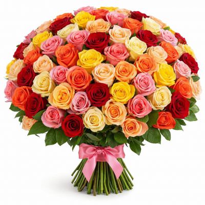 Акция! Розы Микс 51 шт.