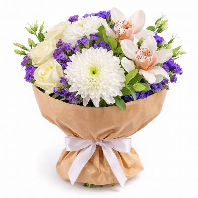 Красивый букет из цветов «Цветочная фантазия»