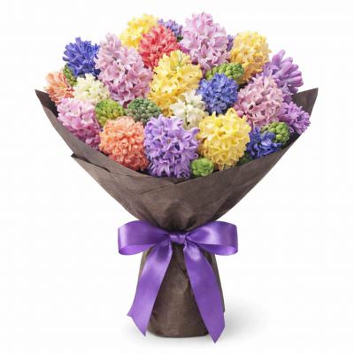 Букет из гиацинтов «Элегантность»