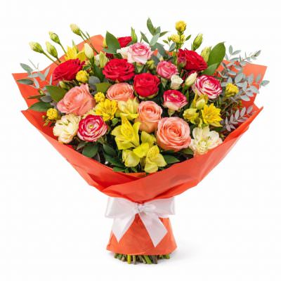 Композиция из живых цветов «Вечерняя мелодия»