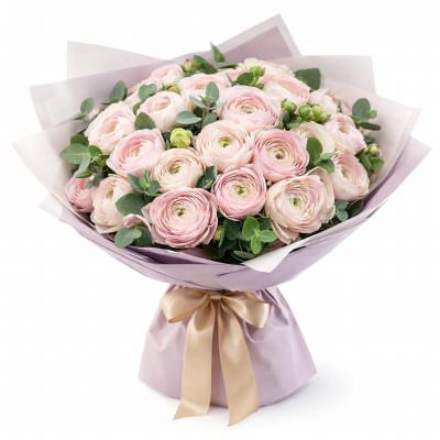 Подарочный букет из цветов «Розовый закат»