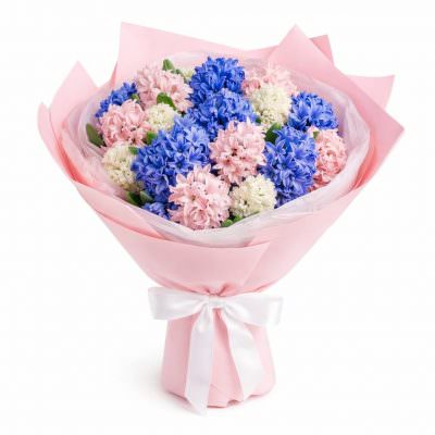 Букет из гиацинтов «Цветочный Этюд»