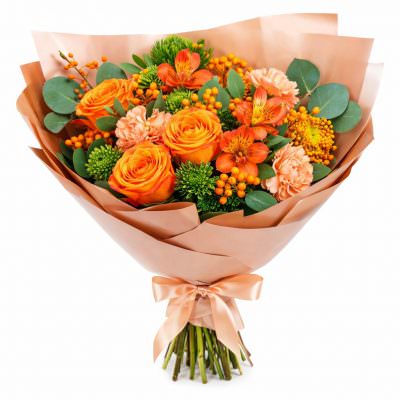 Букет «Оранжевое солнце»