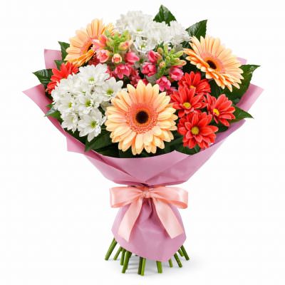 Красивый букет из ароматных цветов «Весенний сон»