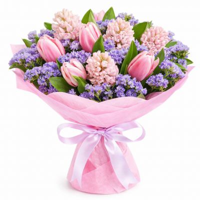 Букет «Розовый Шелк»