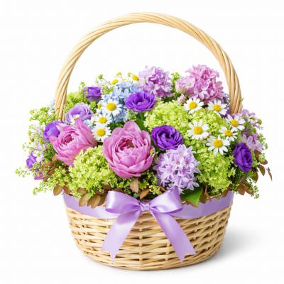 Композиция из живых цветов «Весеннее пробуждение»