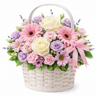 Цветочная композиция «Нежная поэзия»