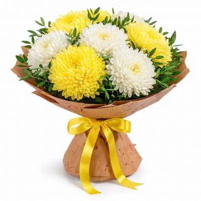 Дизайнерский букет цветов «Солнечная роса»