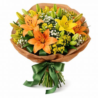 Букет из ароматных цветов «Парфюмный рай»