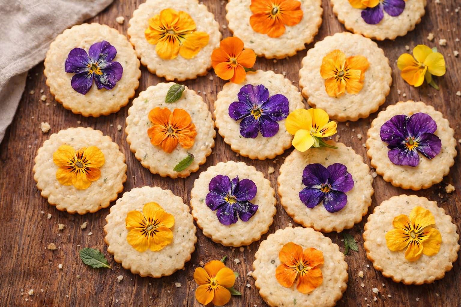 Секреты приготовления цветочного печенья