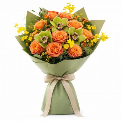 Дизайнерский букет из цветов «Цветочный рай»