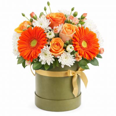 Шляпный букет «Яркое вдохновение»