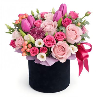 Коробка цветов «Сказочный рассвет»