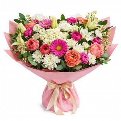 Букет из цветов «Солнечная палитра»