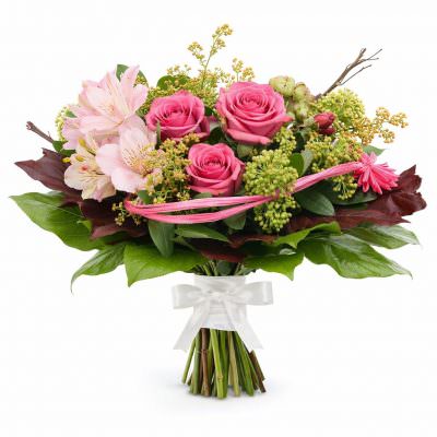 Букет невесты «Гранатовые мечты»