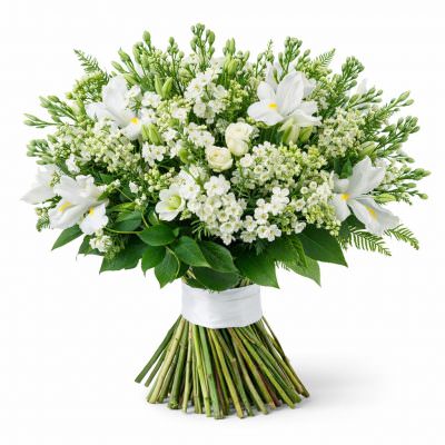 Букет невесты «Серебряная нежность»