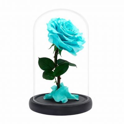 Роза в колбе тиффани