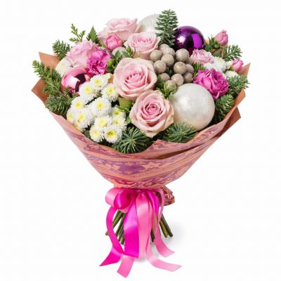 Красивый букет из ароматных цветов «Цветочный взрыв»