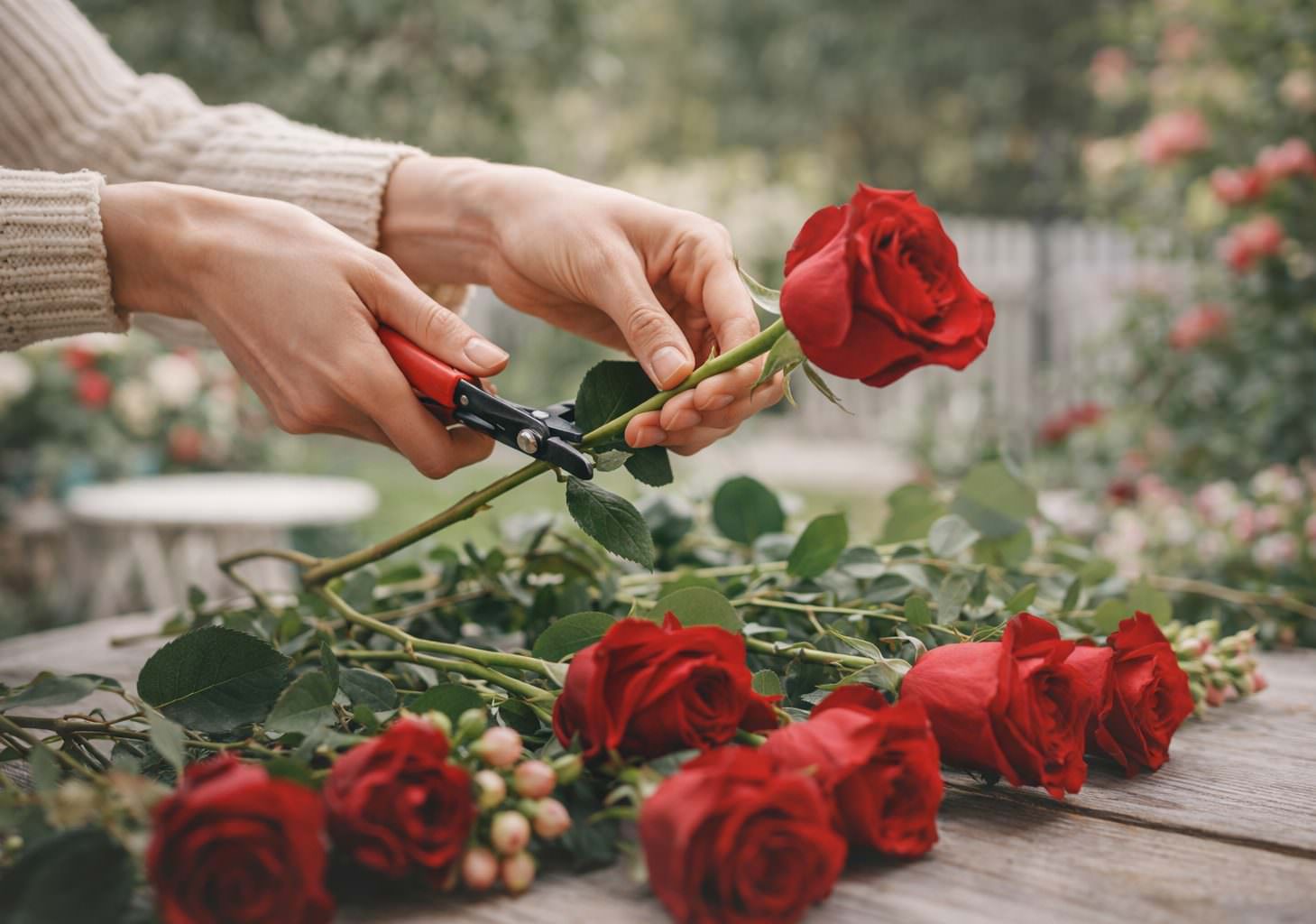 Как ухаживать за розами в вазе